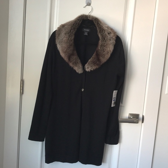 Karen Kane Sweaters - Faux Fur Cardigan